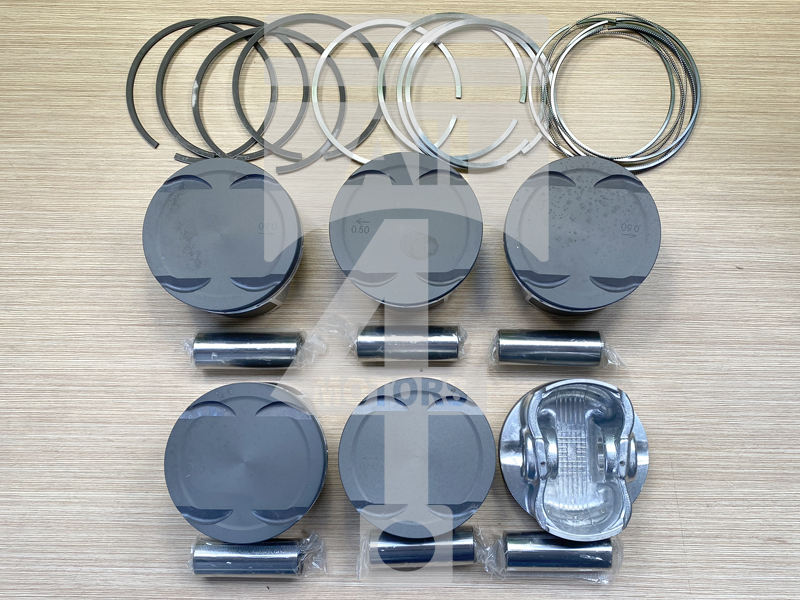 Piston (with piston rings and pin) EPNS0711050 for gasoline engine 3.3L G6DB for Hyundai / Kia