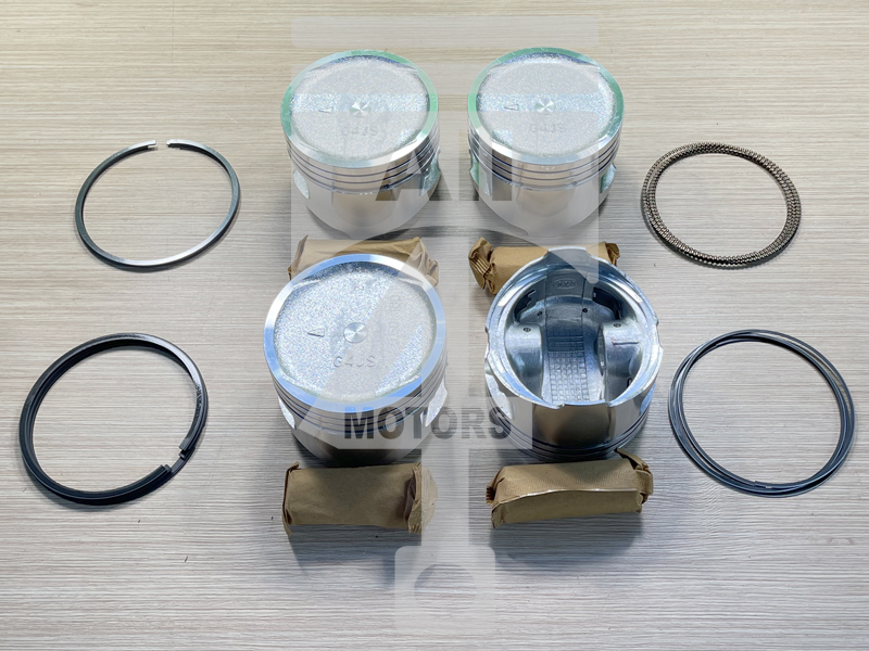 Piston (with piston rings and pin) EPNS0716050 for gasoline engine 2.4L G4JS for Hyundai / Kia