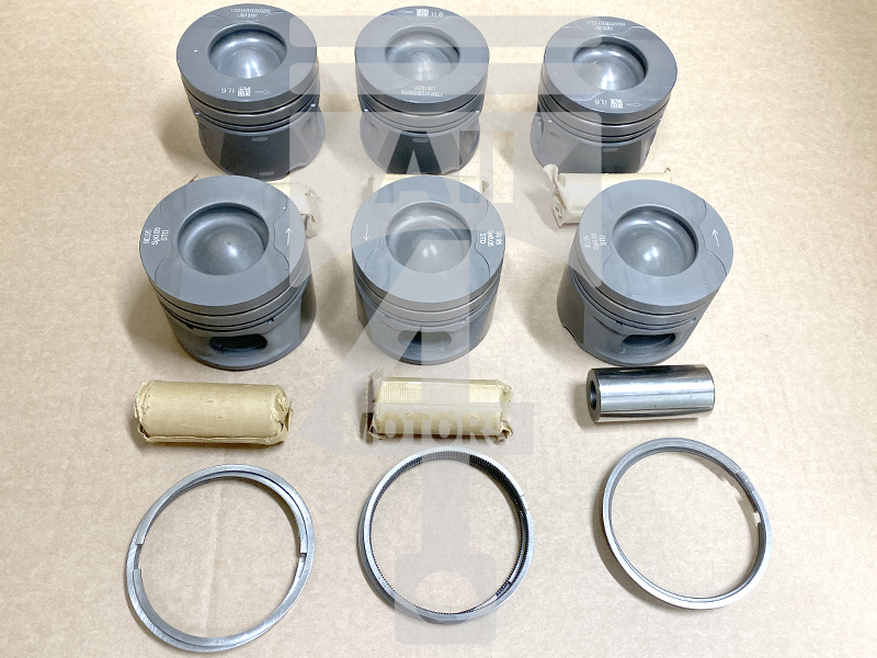 Piston (with piston rings and pin) EPNS0801050 for diesel engine 2.7L 276DT / DT17TED4 for Land Rover / Jaguar