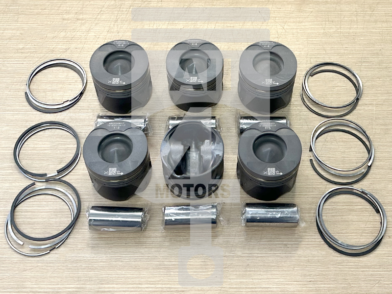 Piston (with piston rings and pin) EPNS0312SR for diesel engine 3.0L OM642 DE30 for Mercedes / Smart