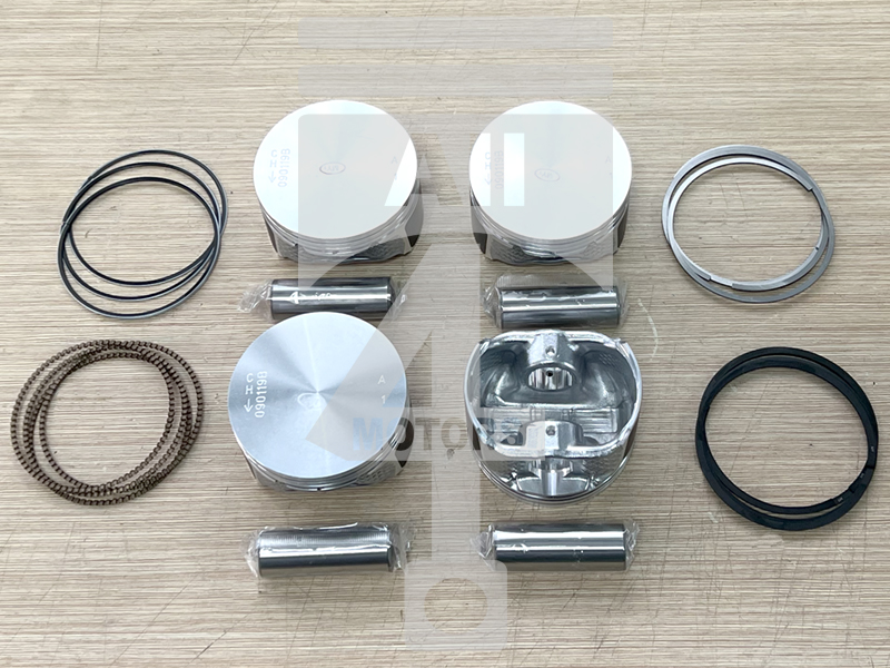 Piston (with piston rings and pin) EPNS0404050 for gasoline engine 1.8L Q7DA for Ford