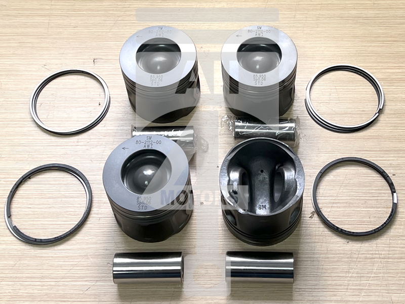 Piston (with piston rings and pin) EPNS0427050 for diesel engine 2.2L Duratorq TDCi for Ford