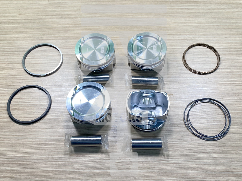 Piston (with piston rings and pin) EPNS0503050 for gasoline engine 1.4L A14NET / LUJ / LUV for Opel