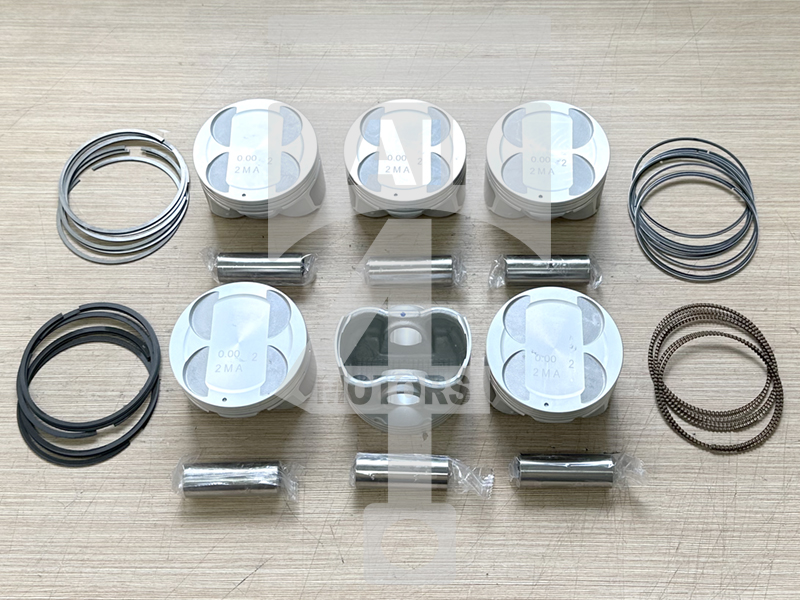 Piston (with piston rings and pin) EPNS0702050 for gasoline engine 2.7L G6BA for Hyundai / Kia