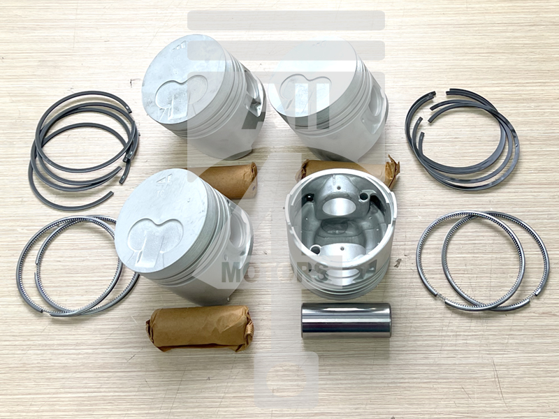 Piston (with piston rings and pin) EPNS0704050 for diesel engine 2.5L D4BF for Hyundai / Kia
