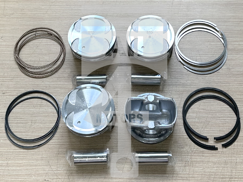 Piston (with piston rings and pin) EPNS0722050 for gasoline engine 1.8L G4NB for Hyundai / Kia