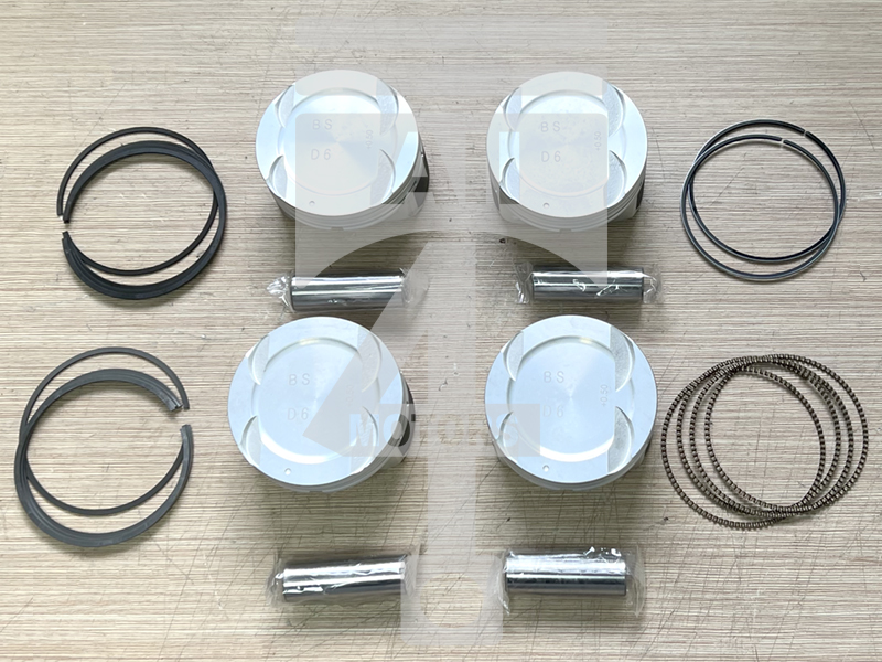 Piston (with piston rings and pin) EPNS0728050 for gasoline engine 1.6L G4FC for Hyundai / Kia