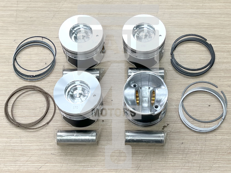Piston (with piston rings and pin) EPNS0730050 for diesel engine 2.2L D4EB for Hyundai / Kia