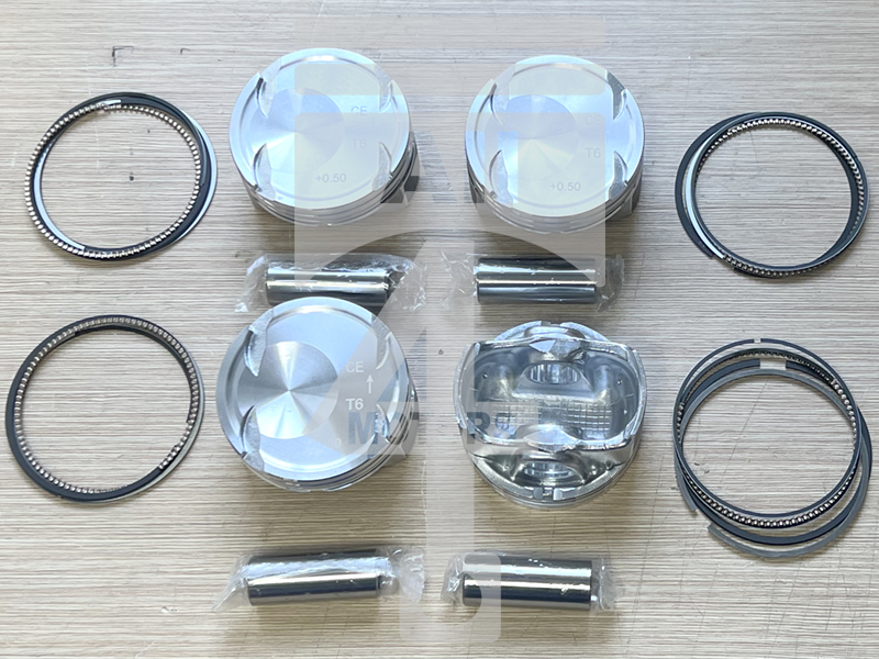 Piston (with piston rings and pin) EPNS0731050 for gasoline engine 1.6L G4FJ for Hyundai / Kia