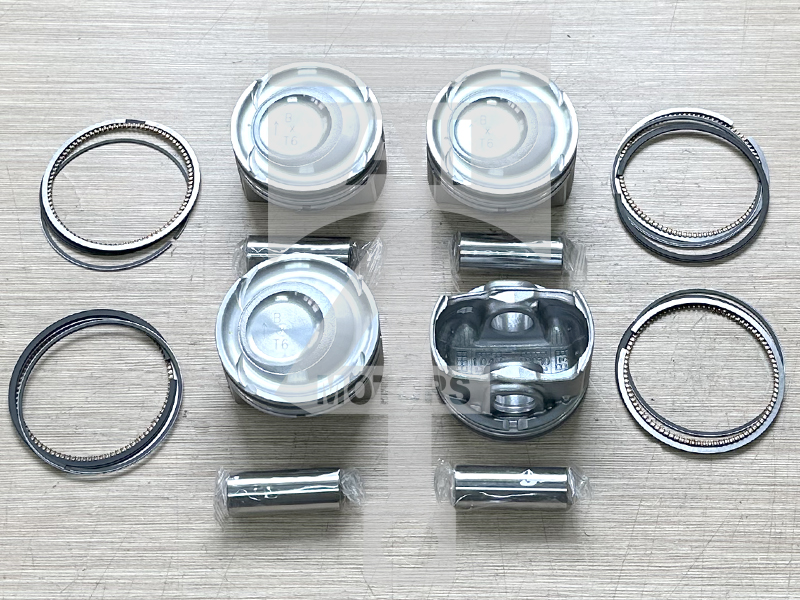 Piston (with piston rings and pin) EPNS0732050 for gasoline engine 1.6L G4FJ for Hyundai / Kia