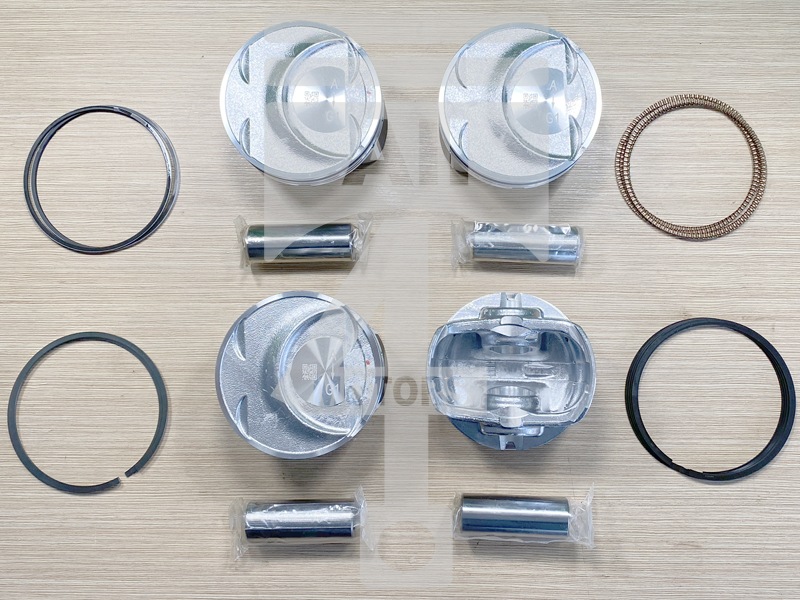 Piston (with piston rings and pin) EPNS0737050 for gasoline engine 2.0L G4KH for Hyundai / Kia