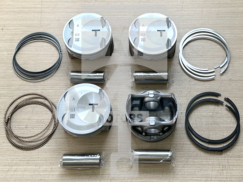Piston (with piston rings and pin) EPNS0738050 for gasoline engine 2.0L G4KH for Hyundai / Kia