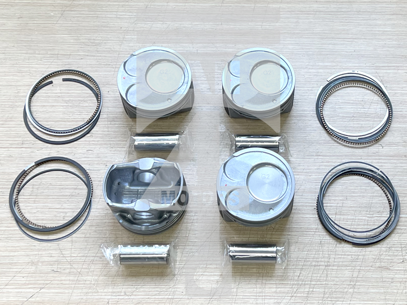 Piston (with piston rings and pin) EPNS0746 for gasoline engine 2.0L G4NC for Hyundai / Kia