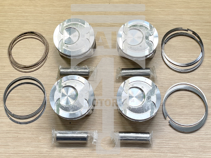Piston (with piston rings and pin) EPNS0760050 for gasoline engine 1.6L G4FD for Hyundai / Kia