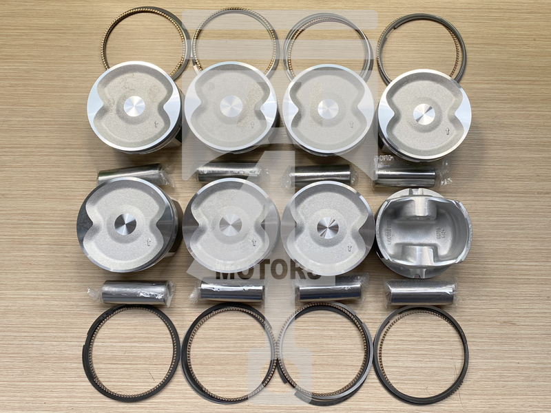 Piston (with piston rings and pin) EPNS0810 for gasoline engine 4.2L 428PS for Land Rover / Jaguar