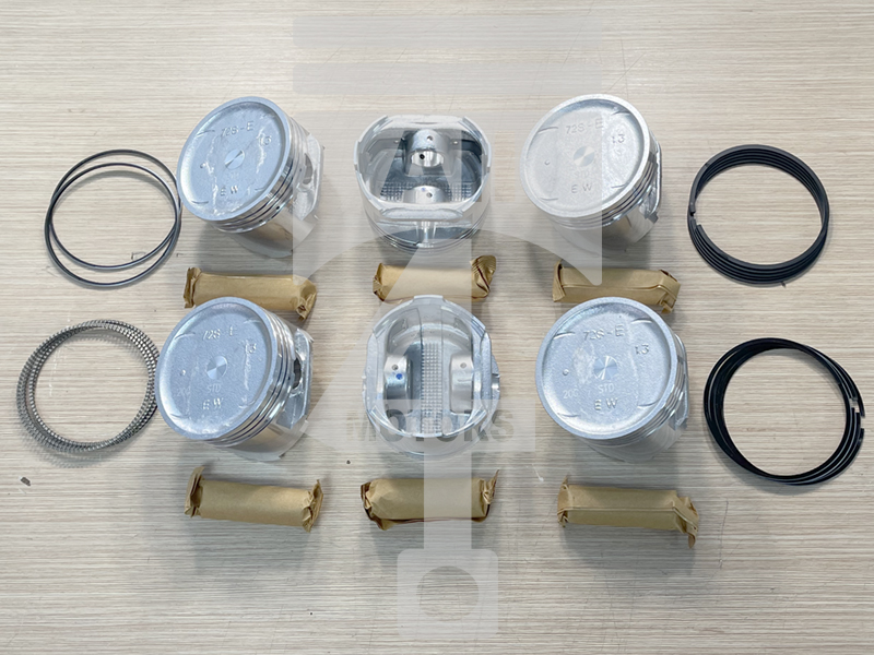 Piston (with piston rings and pin) EPNS0914050 for gasoline engine 3.0L 6G72 for Mitsubishi