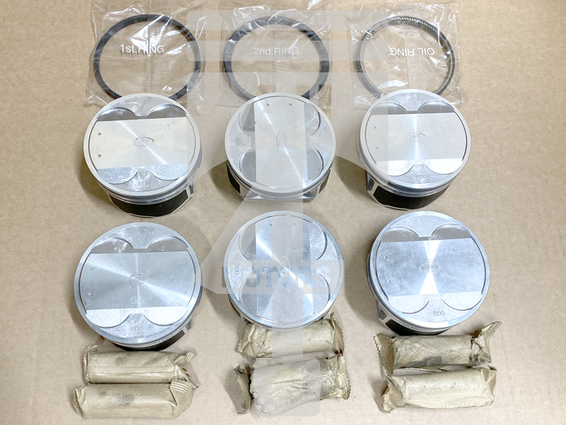 Piston (with piston rings and pin) EPNS1005050 for gasoline engine 3.5L VQ35DE for Nissan / Infiniti