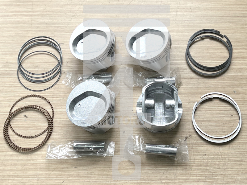 Piston (with piston rings and pin) EPNS1037 for gasoline engine 2.1L K21 for Nissan / Infiniti