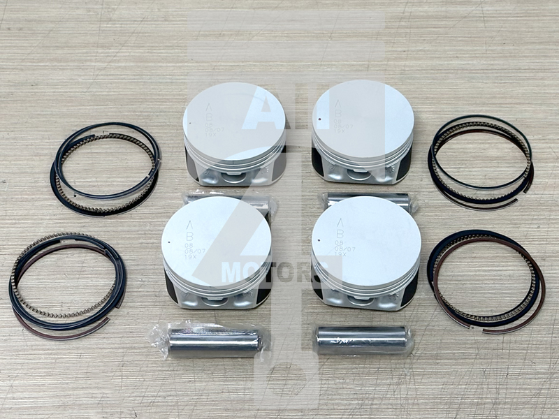 Piston (with piston rings and pin) EPNS1109 for gasoline engine 1.6L K7M for Renault