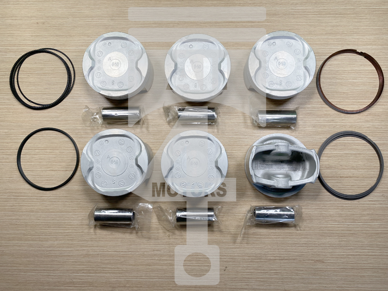 Piston (with piston rings and pin) EPNS1207050 for gasoline engine 3.5L 2GR-FE for Toyota / Lexus