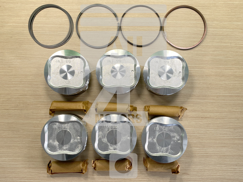 Piston (with piston rings and pin) EPNS1215075 for gasoline engine 4.0L 1GR-FE for Toyota / Lexus