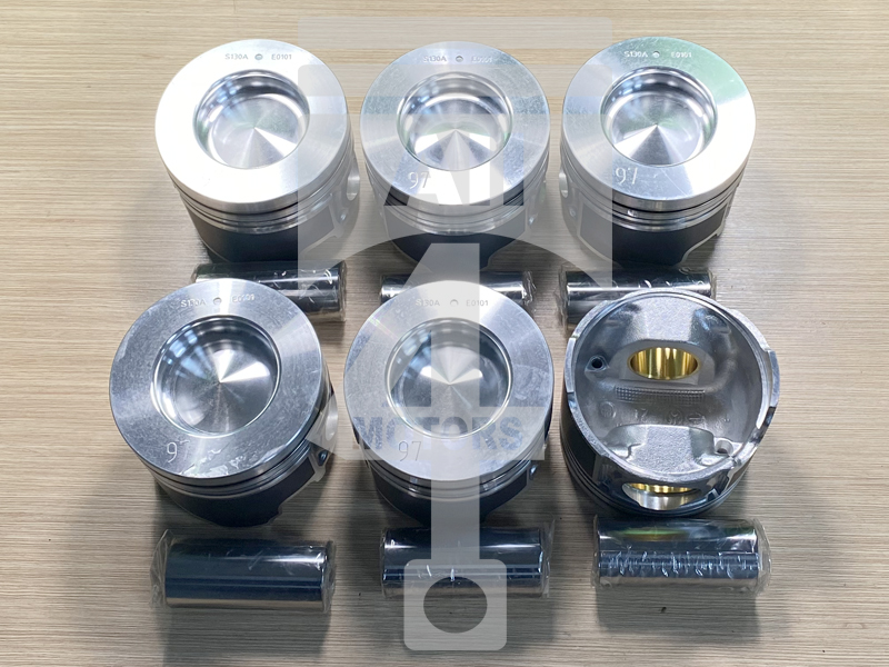 Piston (with piston rings and pin) EPNS1218 for diesel engine 7.7L J08E for Hino