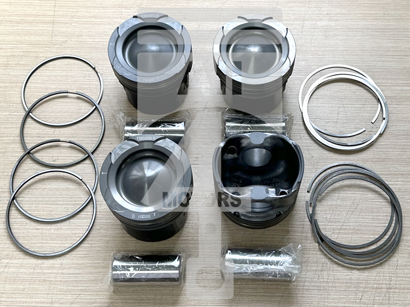 Piston (with piston rings and pin) EPNS1253 for diesel engine 2.8L 1GD-FTV for Toyota / Lexus