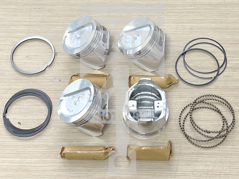 Piston (with piston rings and pin) EPNS1257 for gasoline engine 2.0L 3Y for Toyota / Lexus