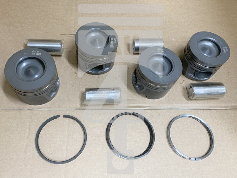 Piston (with piston rings and pin) EPNS1603 for diesel engine 2.8L ISF2.8 for Cummins