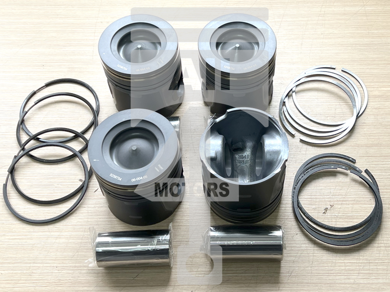 Piston (with piston rings and pin) EPNS1604050 for diesel engine 3.8L ISF3.8 / QSF3.8 for Cummins
