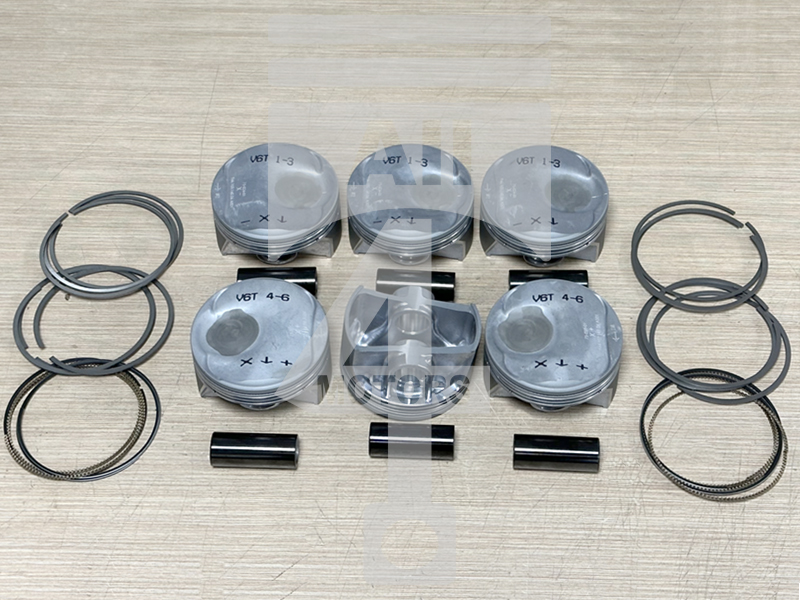 Piston (with piston rings and pin) EPNS43024025 for gasoline engine 3.0L MCT.MA / MCTMA for Porsche