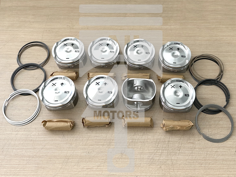 Piston (with piston rings and pin) EPNS4385 for gasoline engine 4.5L M48.50 / M4850 for Porsche