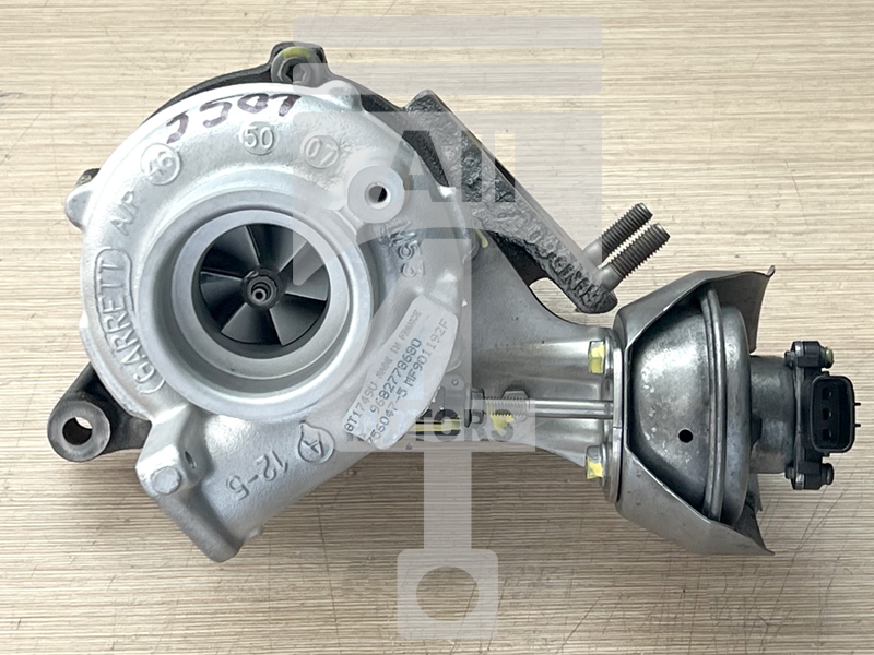 Turbocharger (reman) ETRR3501 for diesel engine 2.0L DW10BTED4 / RHF / RHR for Citroen / Peugeot / PSA